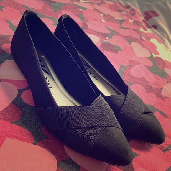 Anne Klein Shoes - Black Flats